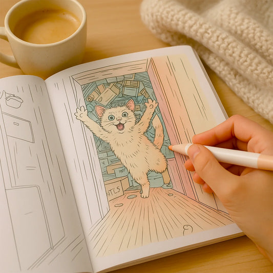 Love, Cats & Colors - A Cat Coloring Book