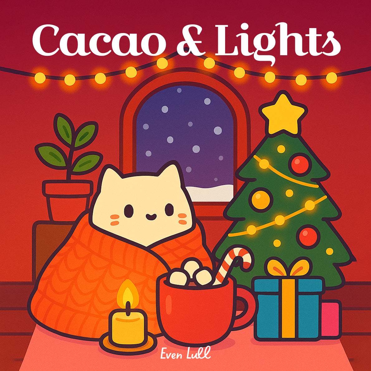 Cacao & Lights – Holiday coloring Book: A Cozy Winter Coloring Book of Lights, Cacao, Soft Nostalgia, and Peaceful Holiday Moments